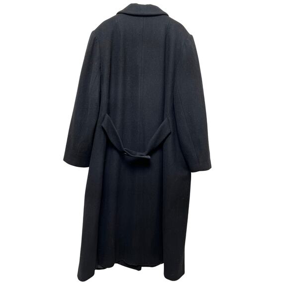 ❌SOLD❌Vintage Y2K Worthington Black Wool/Cashmere Blend Long Coat 22W - Picture 2 of 7